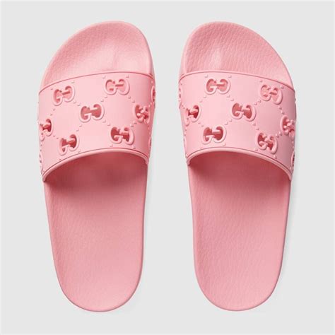 gucci pink shoes women|gucci slides women pink.